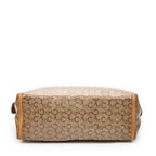 Handbag Vintage Carriage Bowler Beige C Carriage Coated Canvas