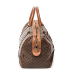 Handbag Medium Boston Brown Macadam Coated Canvas