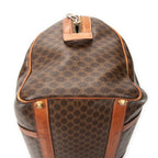 Handbag Medium Boston Brown Macadam Coated Canvas