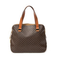 Shoulder Bag Dome Tote Brown Macadam Coated Canvas