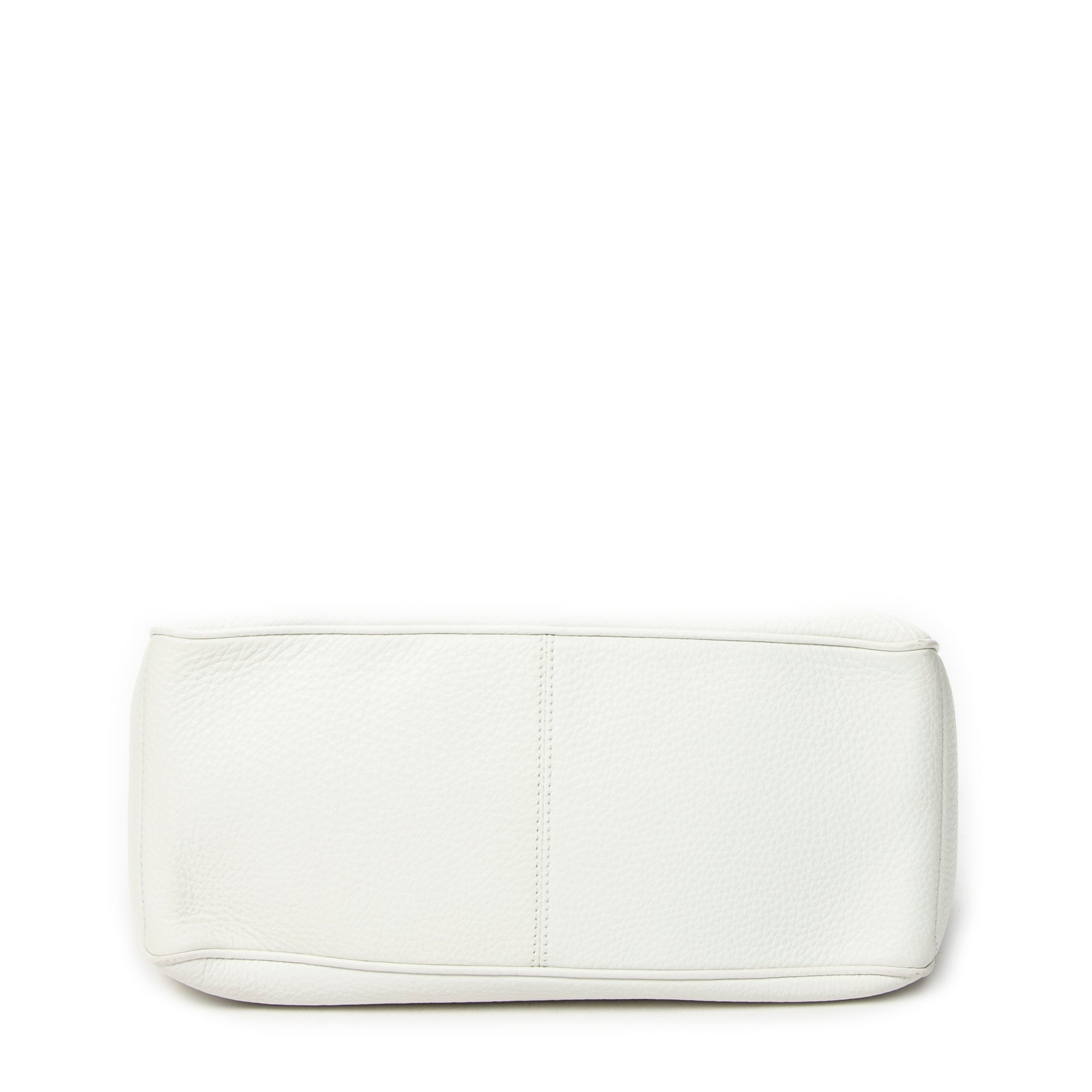 Handbag Boogie Bag White Grained Calfskin Leather