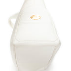Handbag Boogie Bag White Grained Calfskin Leather