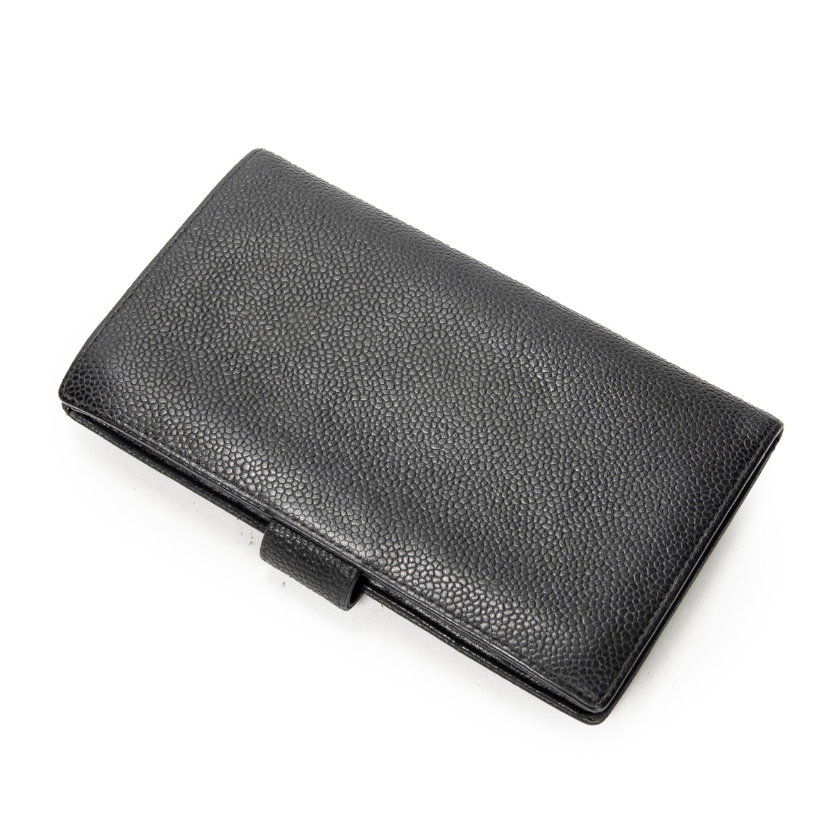 Wallet Timeless Long Bifold Wallet Black Caviar Leather