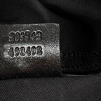 Shoulder Bag Large Jockey Hobo Black Monogrammed Canvas