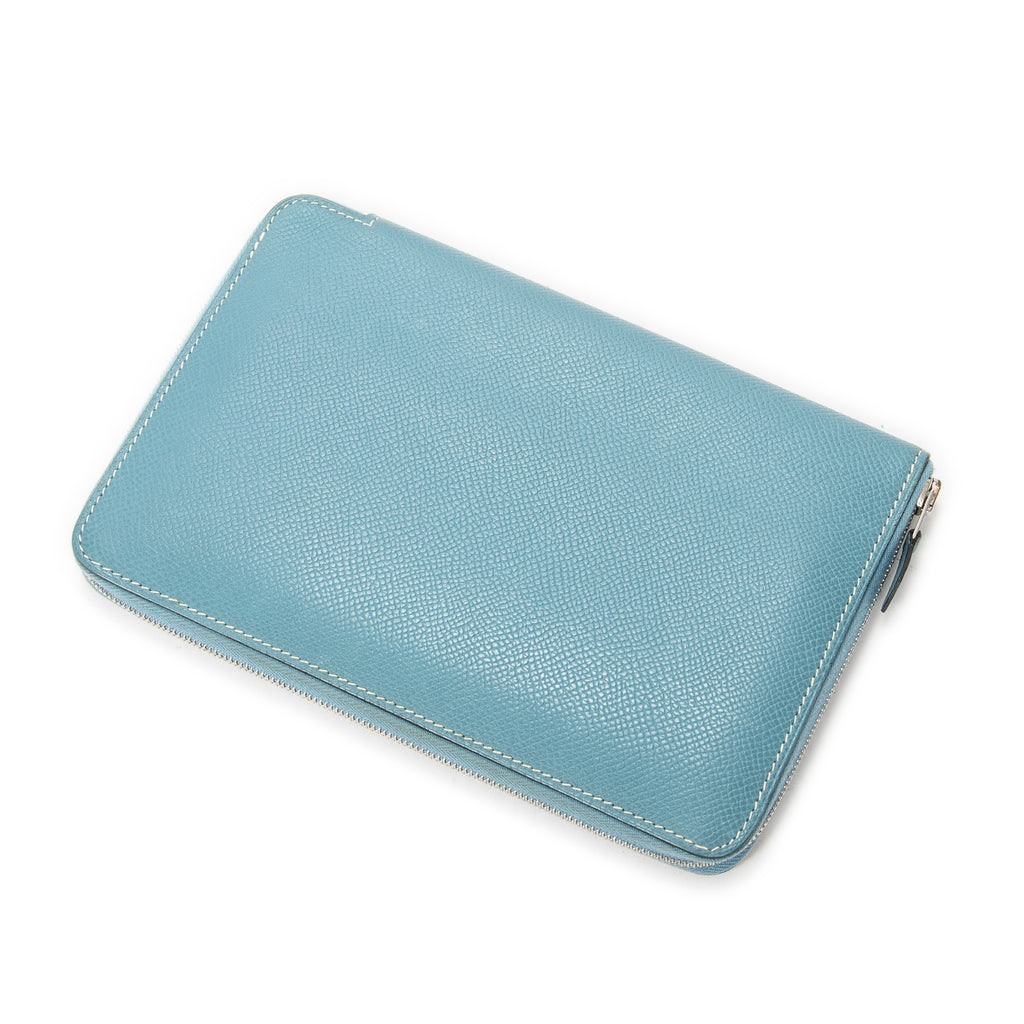 Wallet Azap Classique Wallet GM Blue Jean Epsom Leather