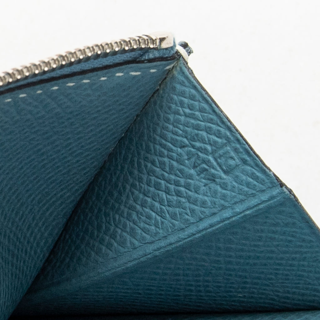 Wallet Azap Classique Wallet GM Blue Jean Epsom Leather