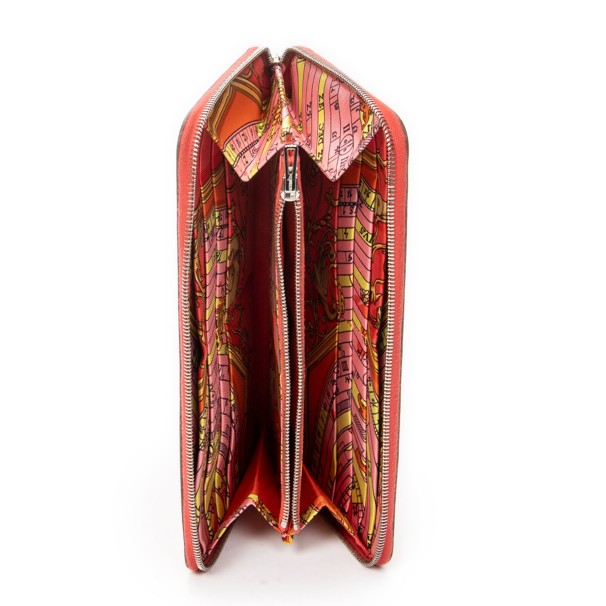 Wallet Azap Silk'In Classique Long Wallet Rose Jaipur Epsom Leather