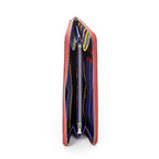 Wallet Azap Silk'In Classique Long Wallet Bougainvillier Epsom Leather