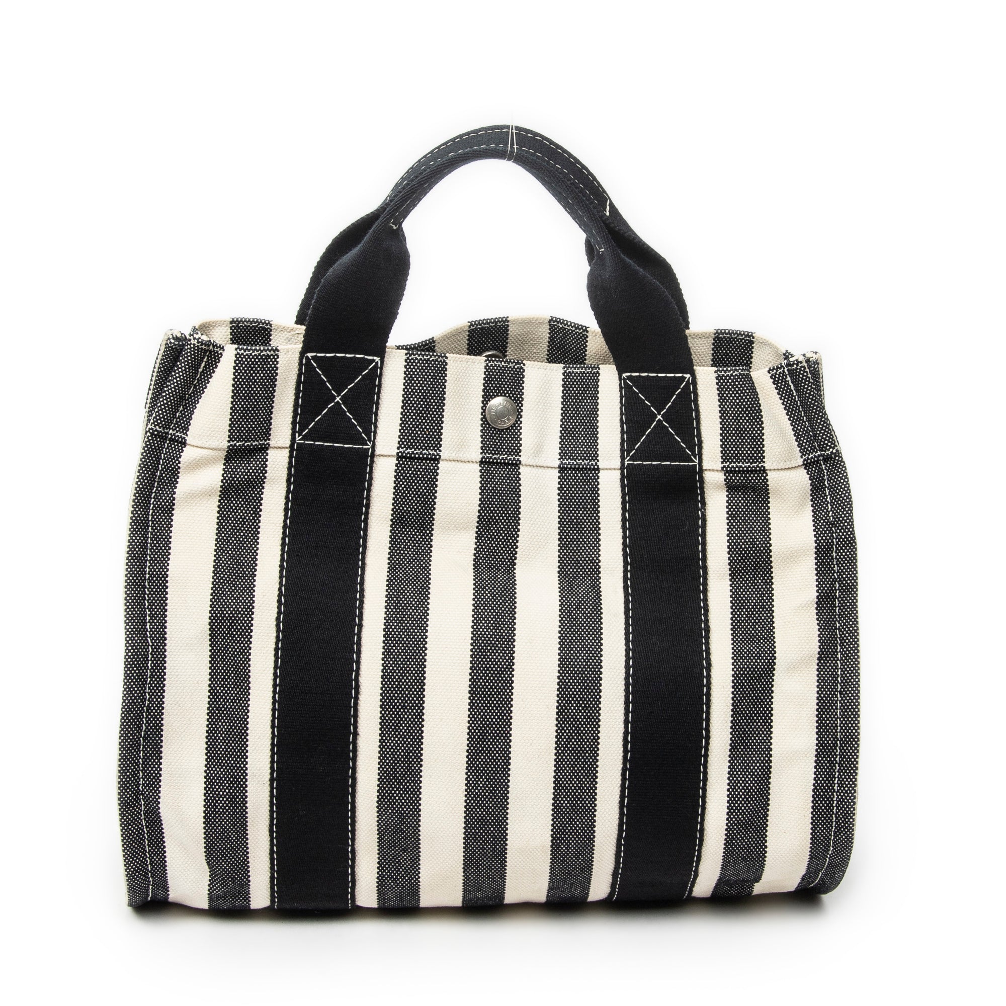 Handbag Cannes PM Black Toile H Canvas