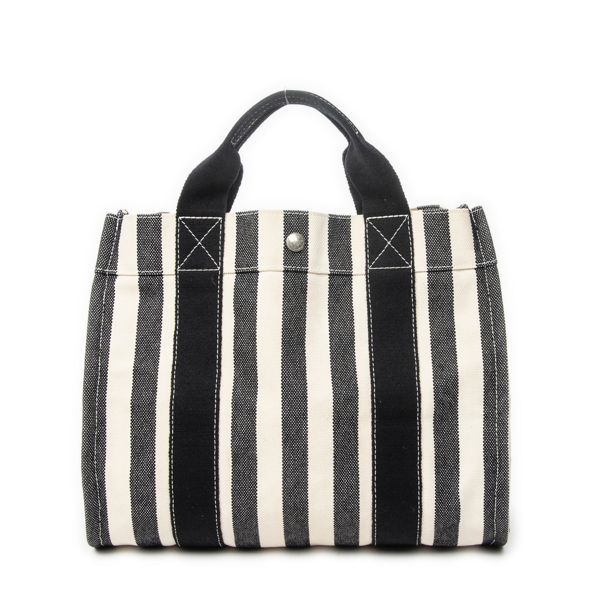Handbag Cannes PM Black Toile H Canvas