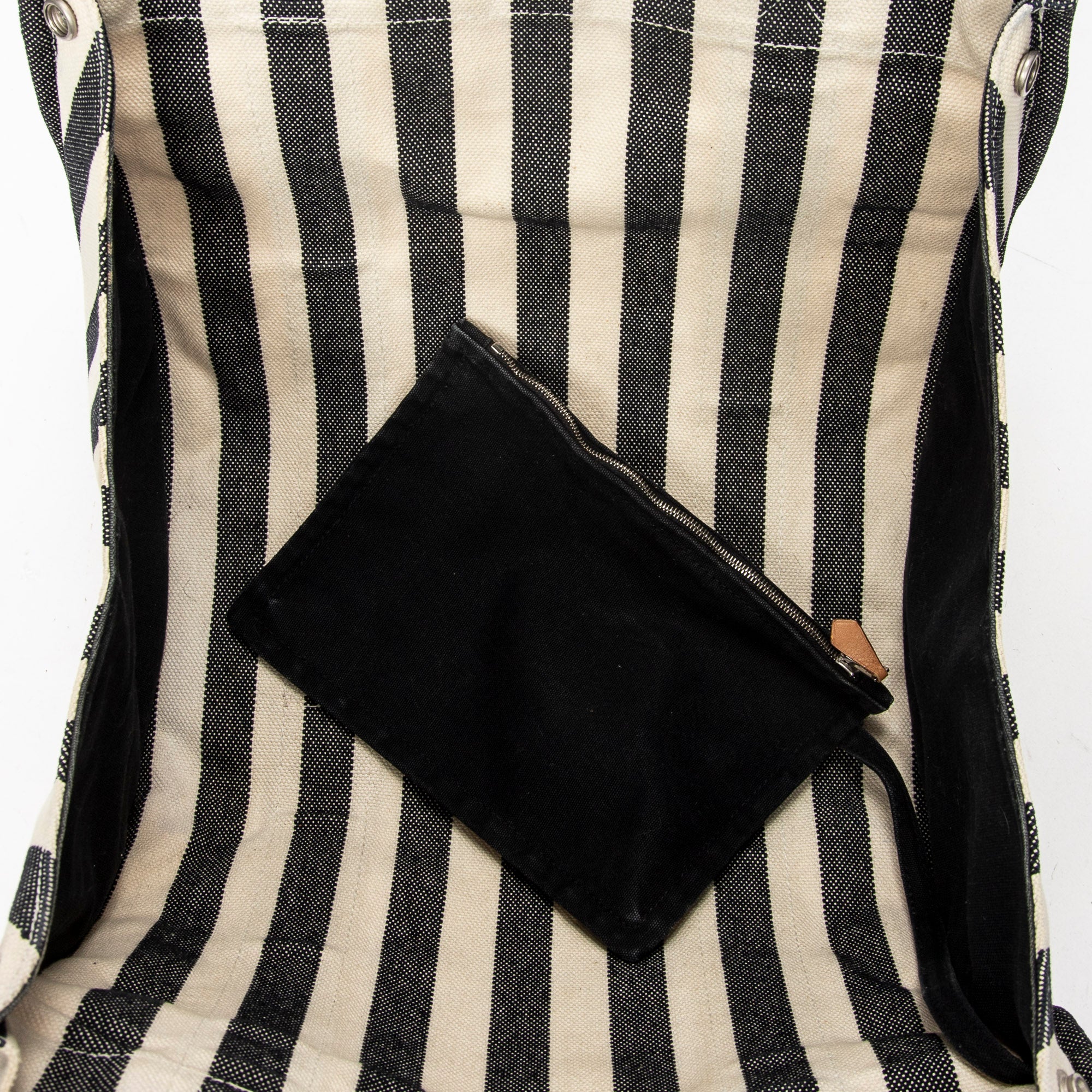 Handbag Cannes PM Black Toile H Canvas