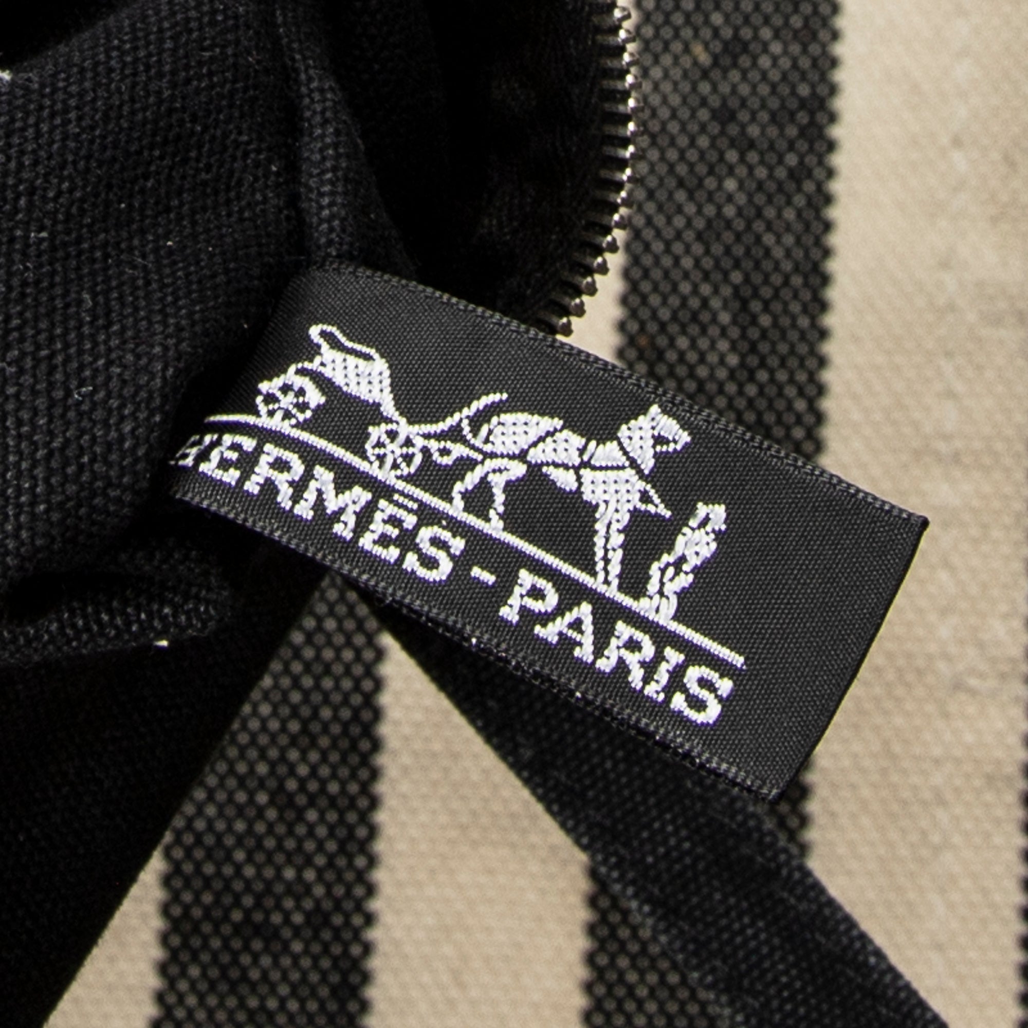 Handbag Cannes PM Black Toile H Canvas