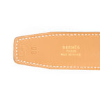 Belt Constance H Belt 80 Navy Box Leather