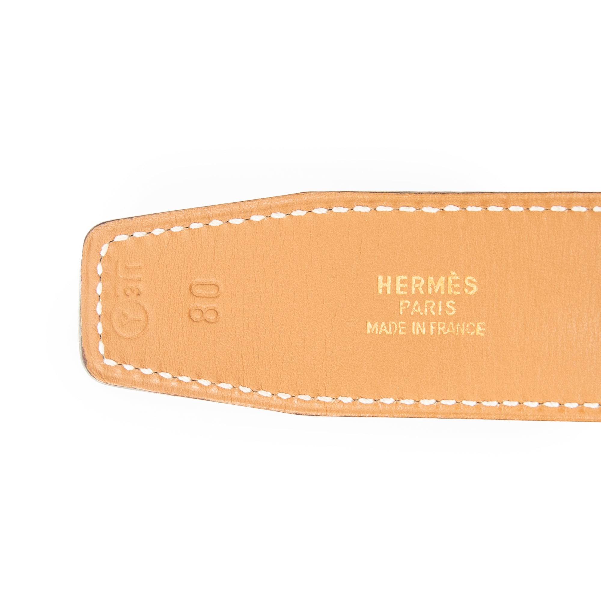 Belt Constance H Belt 80 Navy Box Leather