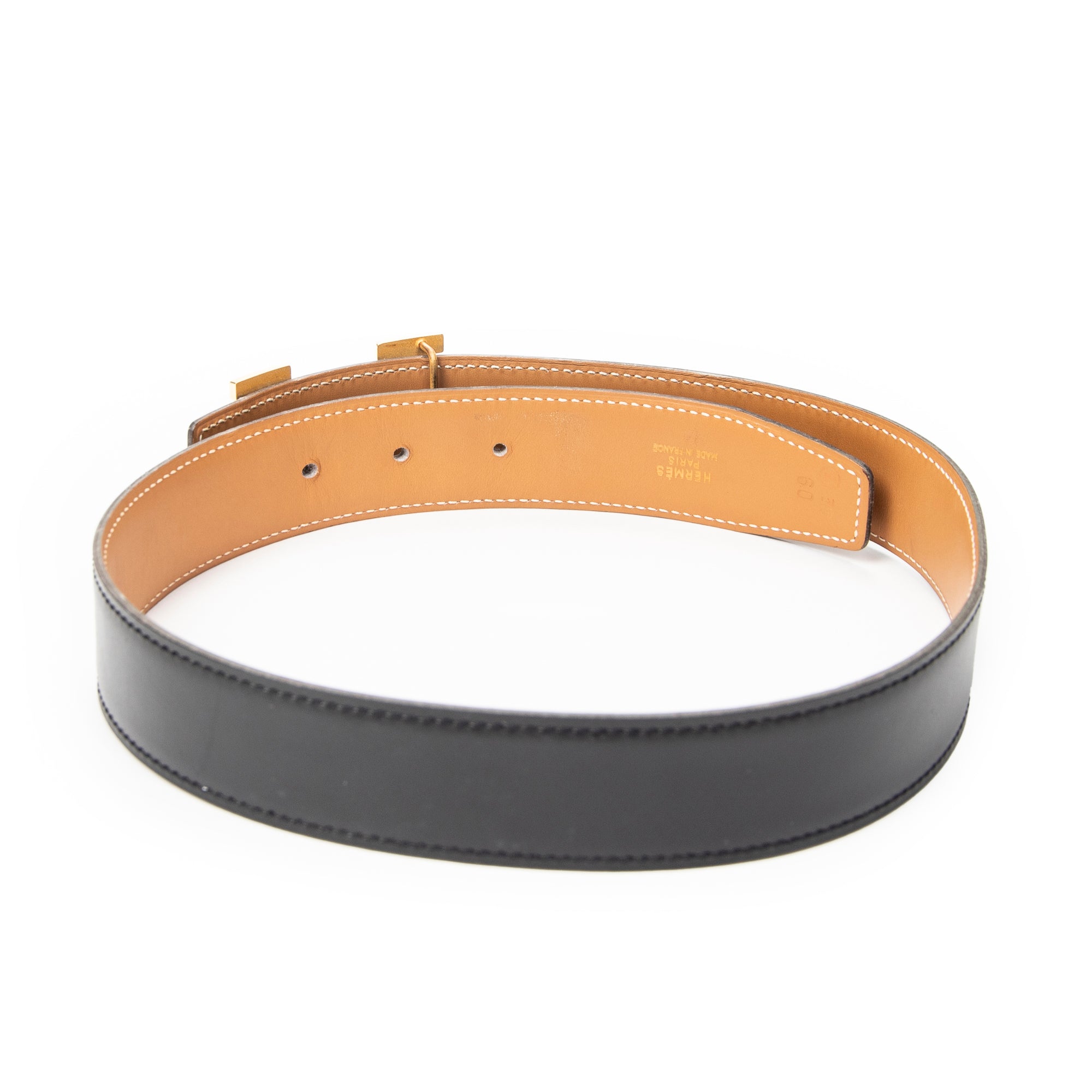 Belt Constance H Belt 60 Black Box Leather