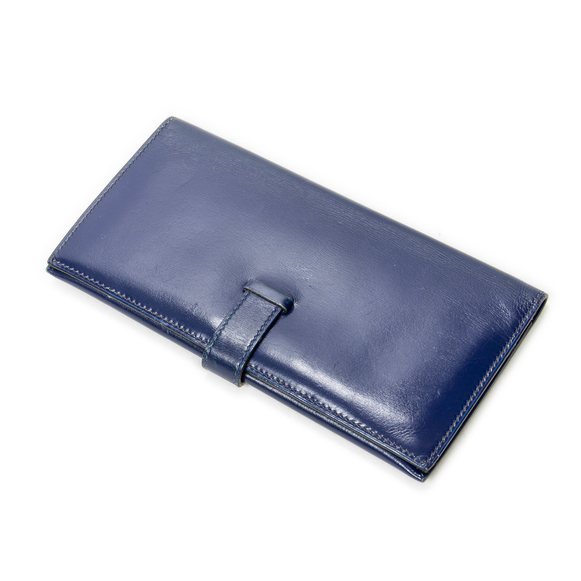 Wallet Bearn Wallet Blue Electric Box Leather