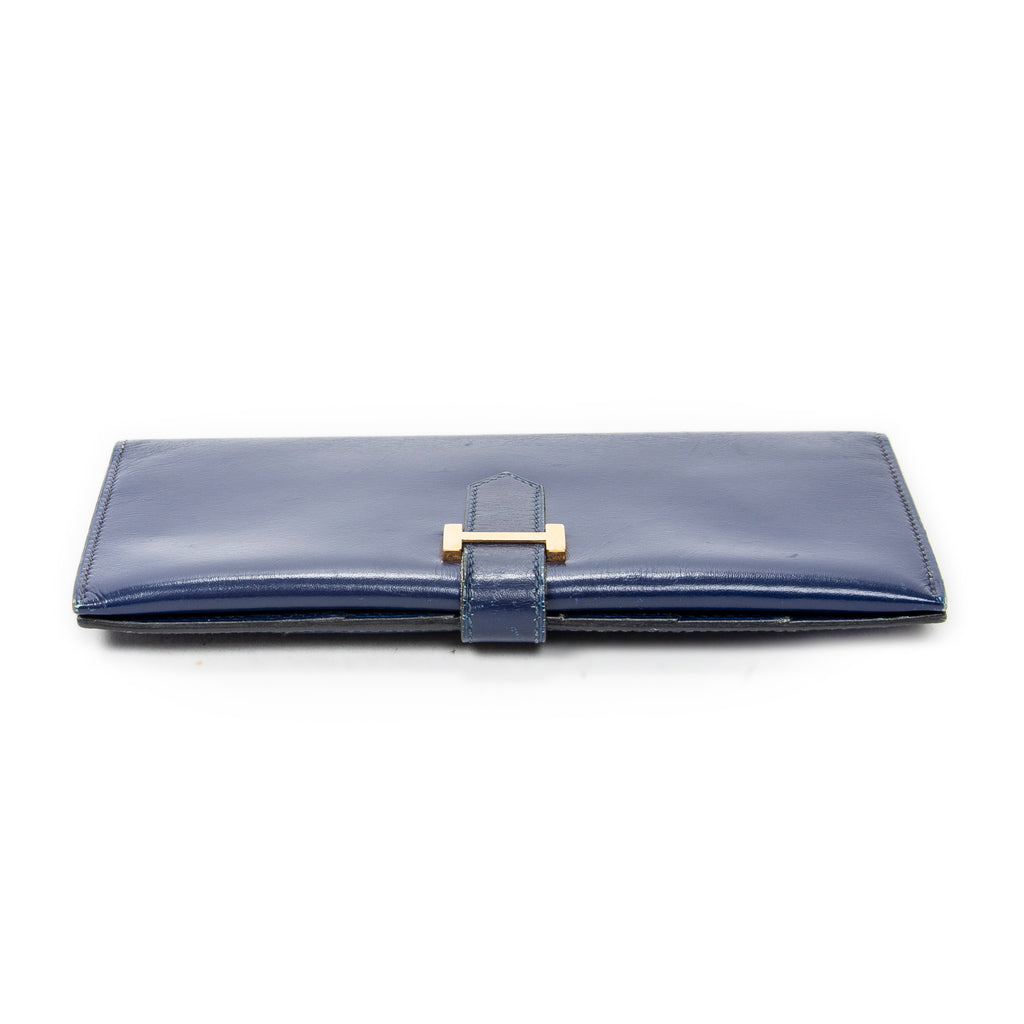 Wallet Bearn Wallet Blue Electric Box Leather