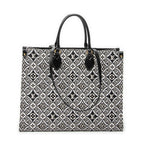 Shoulder Bag Onthego GM Black Jacquard 1854 Canvas