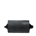 Shoulder Bag Medium Trapeze Black Grained Calfskin Leather