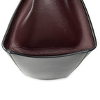 Shoulder Bag Small Tricolor Trapeze Red Calfskin Leather