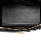 Shoulder Bag Small Tricolor Trapeze Red Calfskin Leather