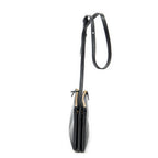 Shoulder Bag Small Trio Crossbody Black Calfskin Leather