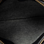 Shoulder Bag Small Trio Crossbody Black Calfskin Leather