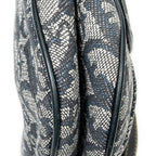 Shoulder Bag Trotter Double Saddle Bag Navy Diorissimo Canvas