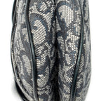 Shoulder Bag Trotter Double Saddle Bag Navy Diorissimo Canvas