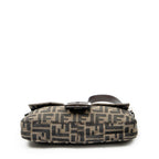 Shoulder Bag Baguette Tan Zucca Canvas