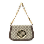 Shoulder Bag Small Blondie Beige Supreme Coated Canvas