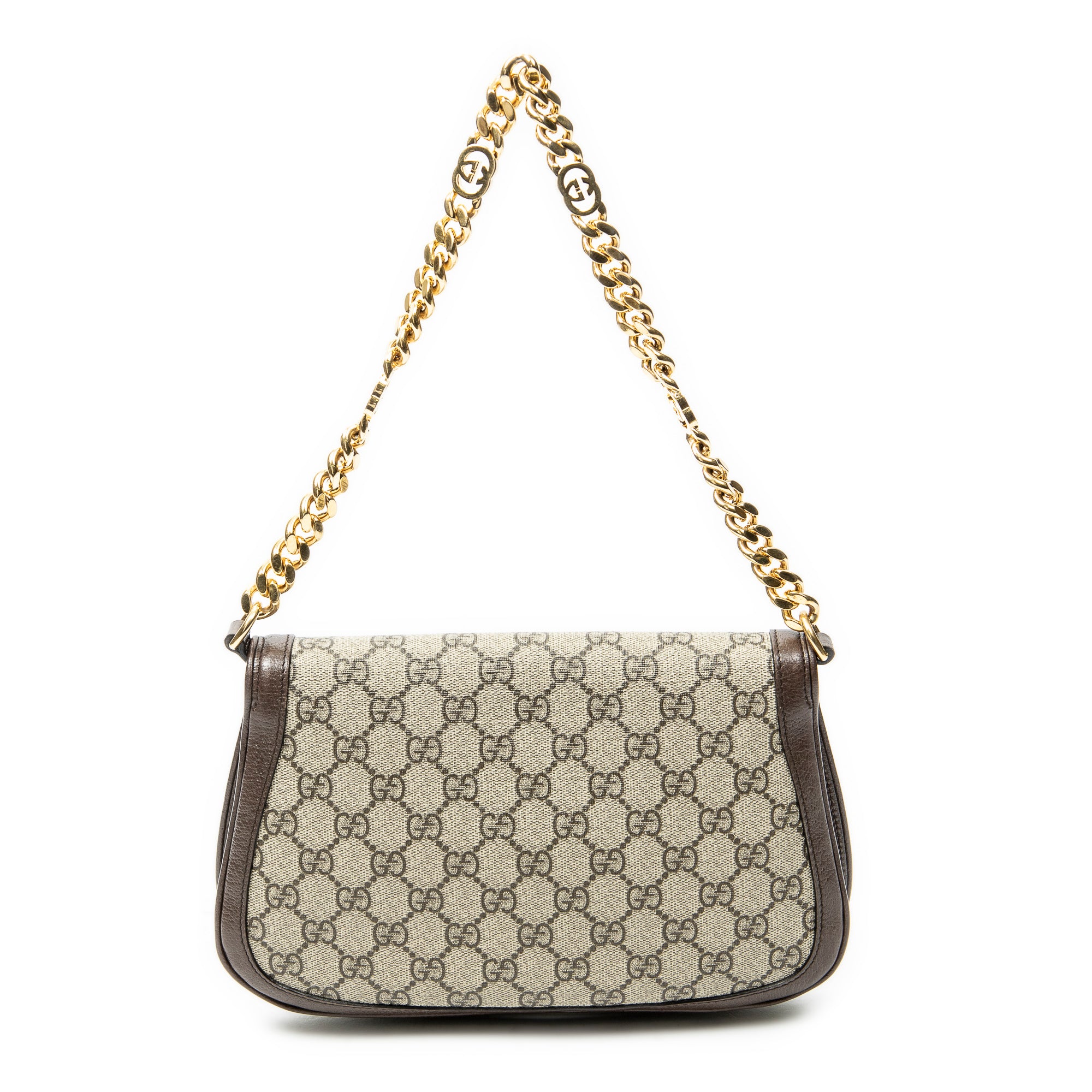 Shoulder Bag Small Blondie Beige Supreme Coated Canvas