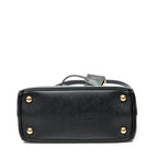 Shoulder Bag Small Galleria Double Zip Tote Black Saffiano Leather