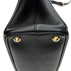 Shoulder Bag Small Galleria Double Zip Tote Black Saffiano Leather