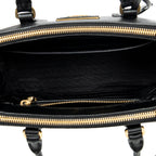 Shoulder Bag Small Galleria Double Zip Tote Black Saffiano Leather