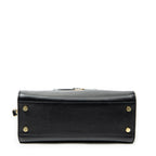 Shoulder Bag Small Monogram Cabas Black Calfskin Leather