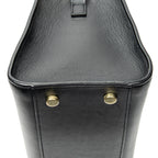 Shoulder Bag Small Monogram Cabas Black Calfskin Leather