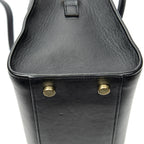 Shoulder Bag Small Monogram Cabas Black Calfskin Leather