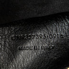 Shoulder Bag Small Monogram Cabas Black Calfskin Leather