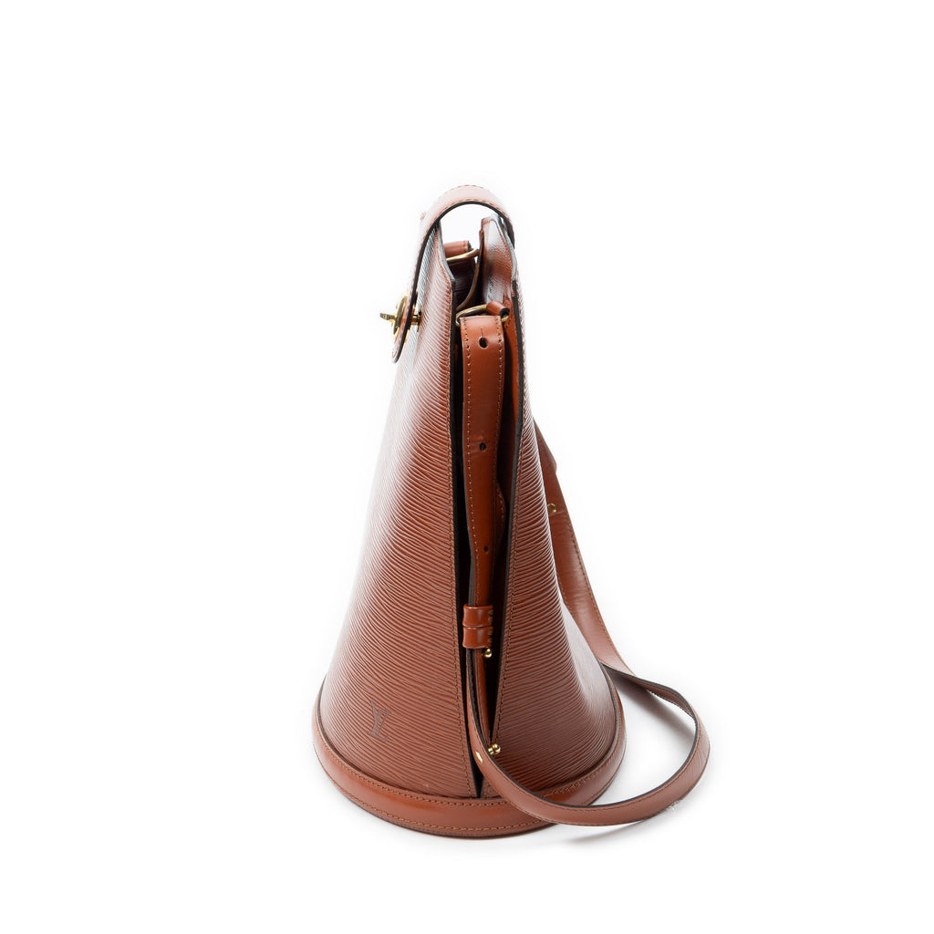 Shoulder Bag Cluny Tan Epi