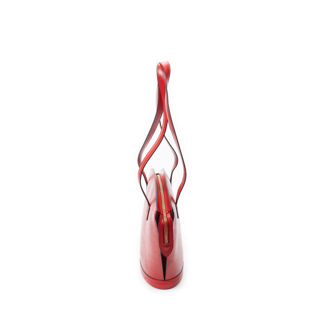 Shoulder Bag St-Jacques Long Straps PM Red Epi