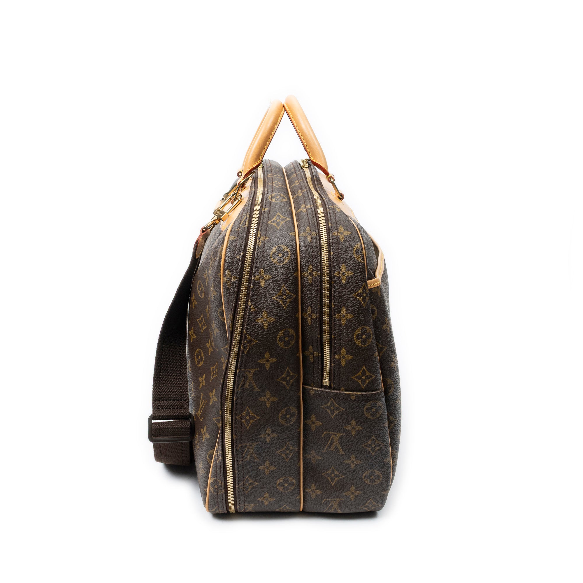 Shoulder Bag Alize Brown Monogram Canvas