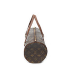 Handbag Papillon 26 Brown Monogram Canvas