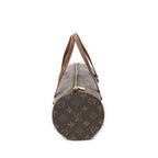 Handbag Papillon 26 Brown Monogram Canvas