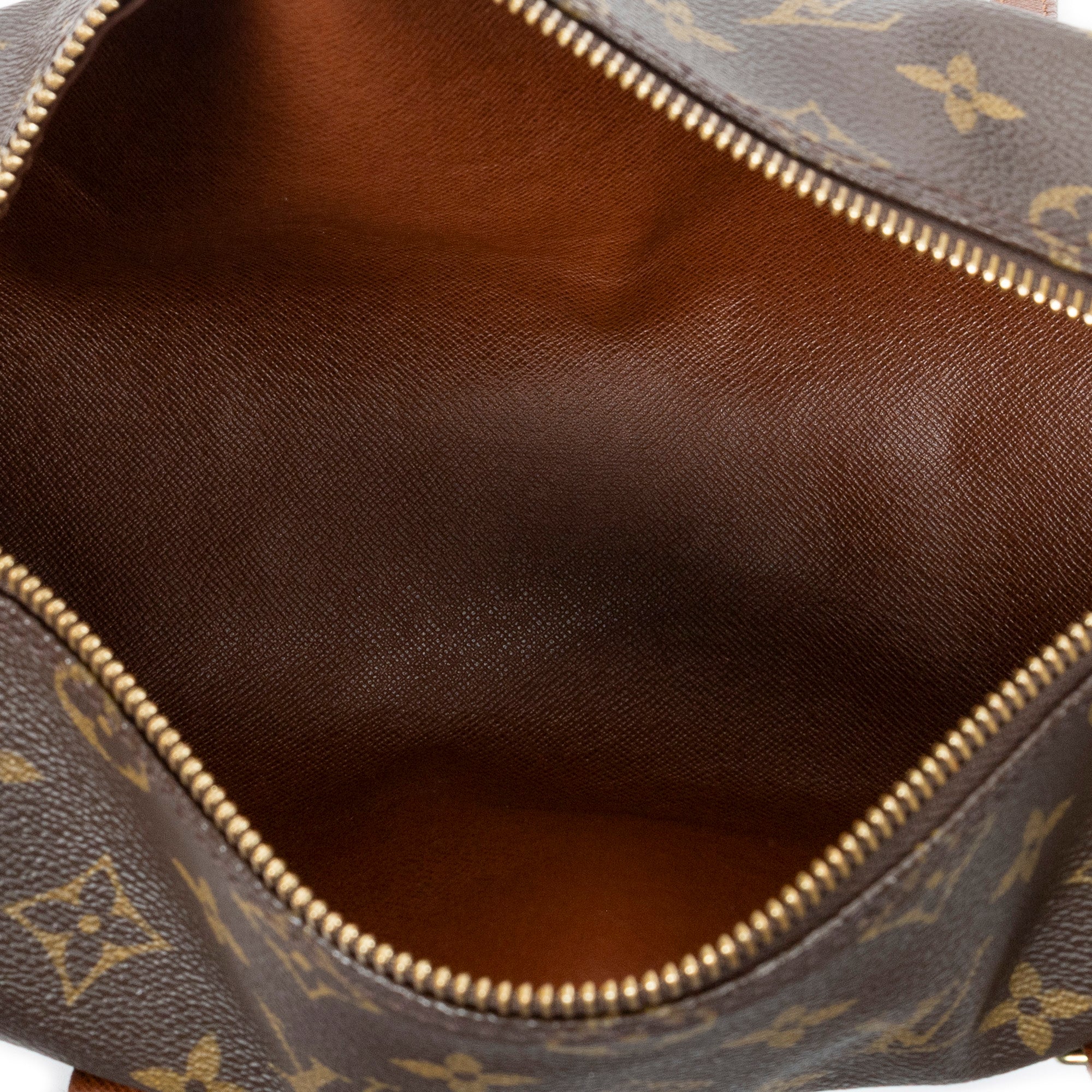 Handbag Papillon 26 Brown Monogram Canvas