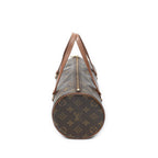 Handbag Papillon 26 Brown Monogram Canvas