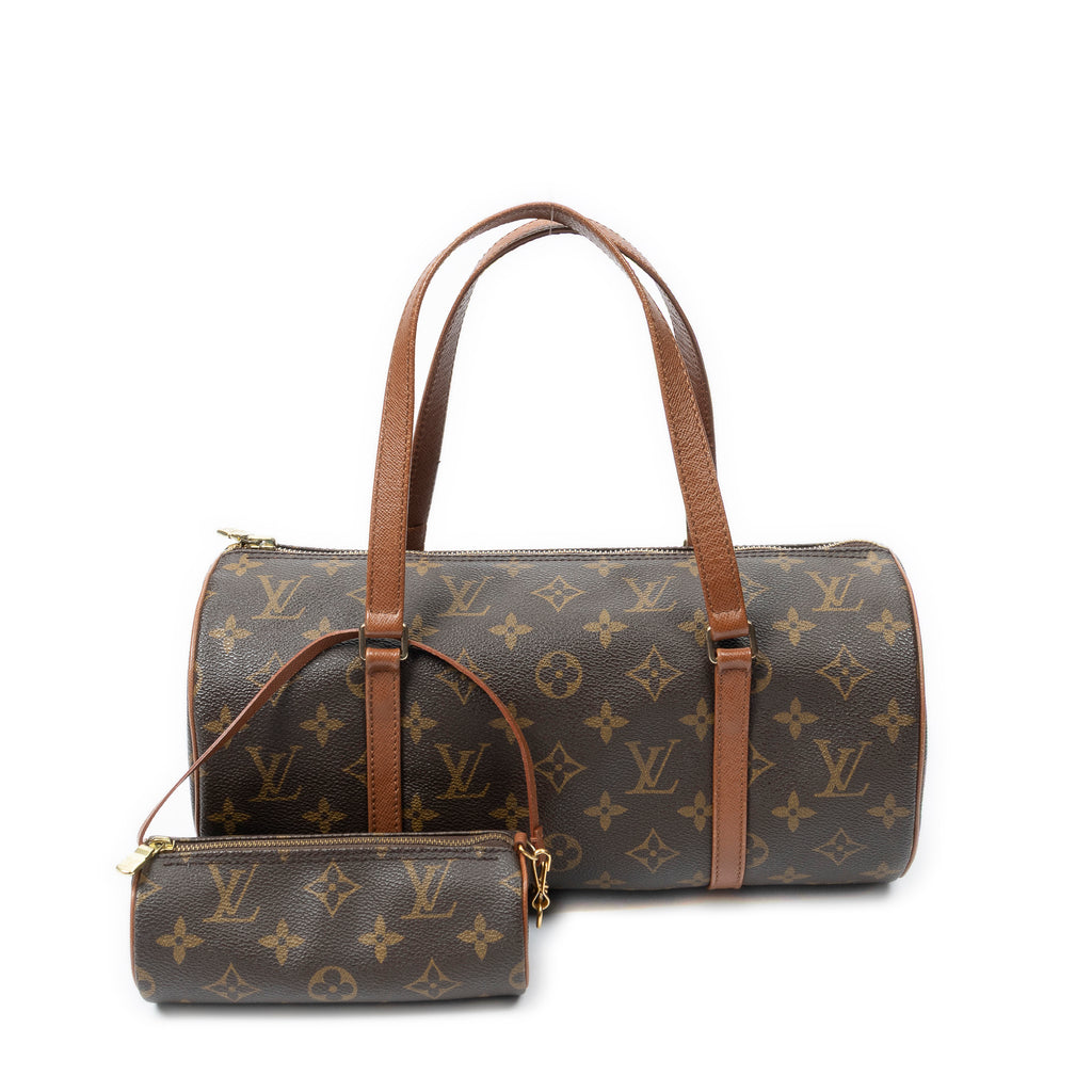 Shoulder Bag Papillon 30 Brown Monogram Canvas