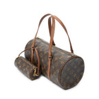 Shoulder Bag Papillon 30 Brown Monogram Canvas
