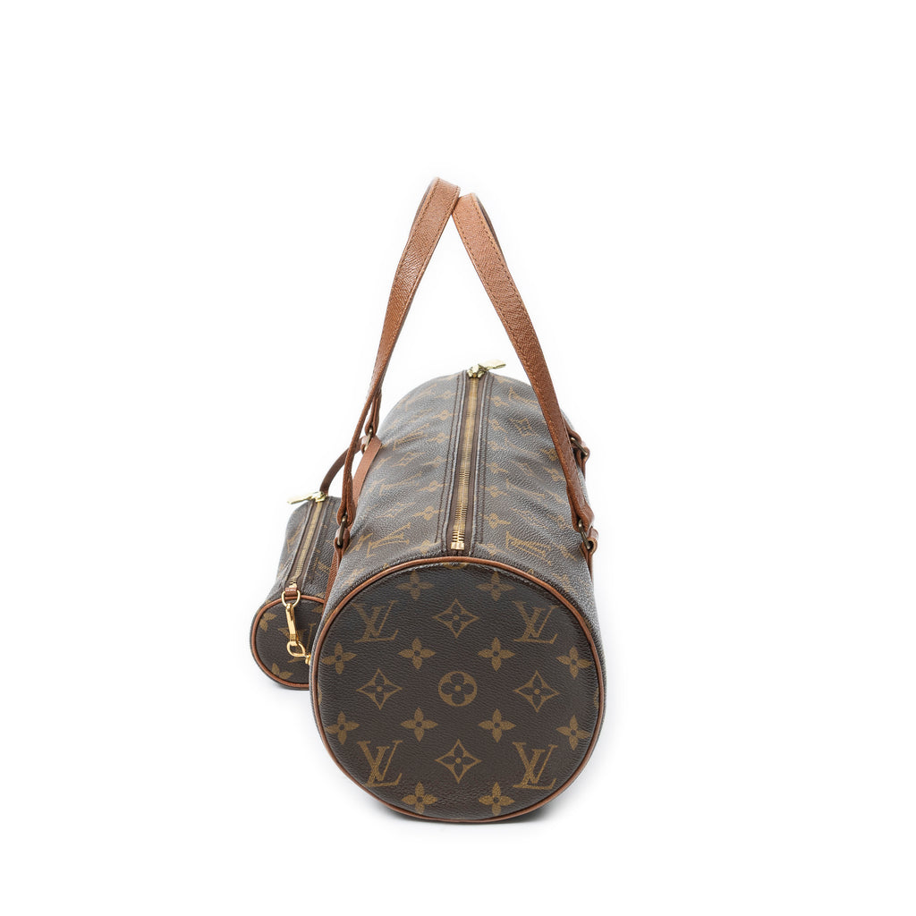 Shoulder Bag Papillon 30 Brown Monogram Canvas