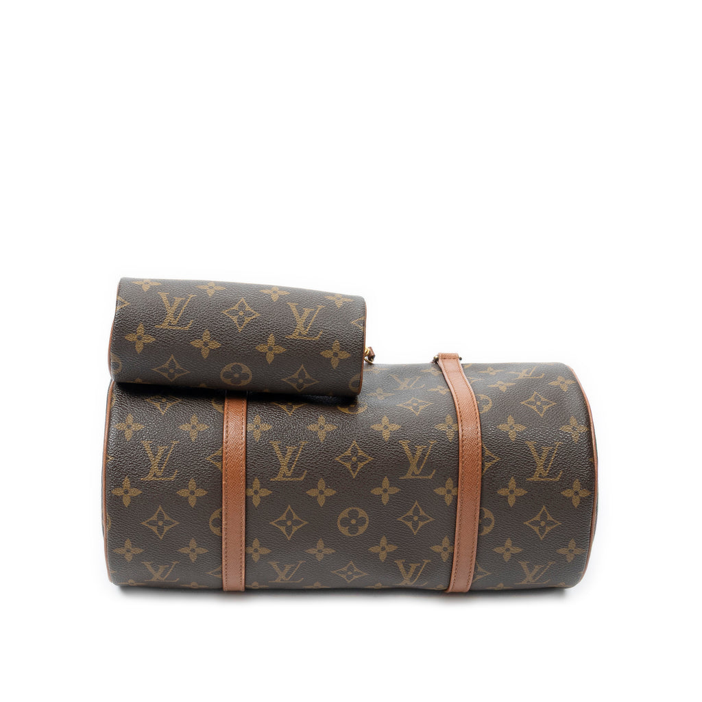 Shoulder Bag Papillon 30 Brown Monogram Canvas